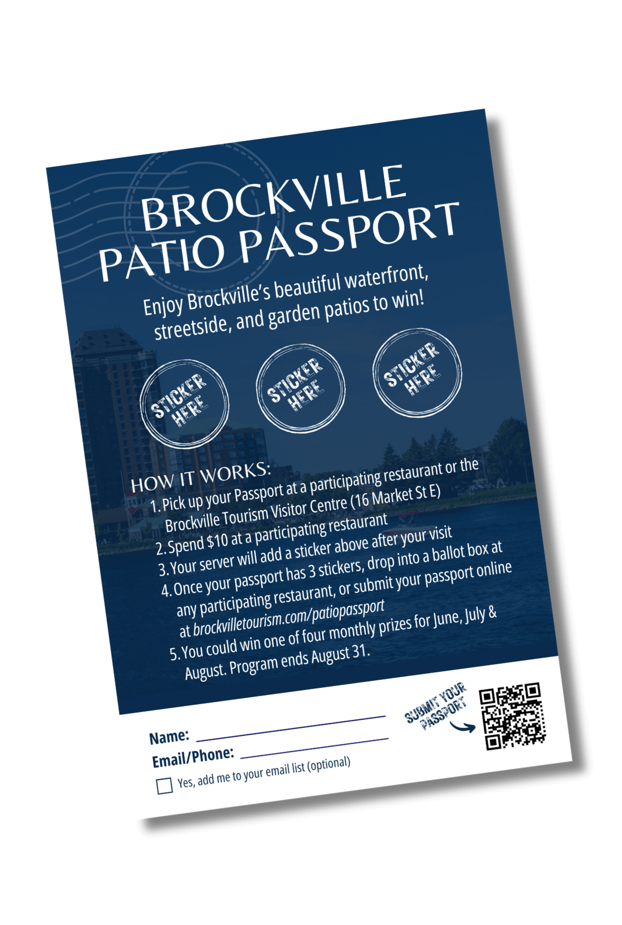 Patio Passport - 4.12 x 6.12 in (1)